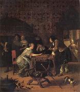 Jan Steen, Backgammon Playersl